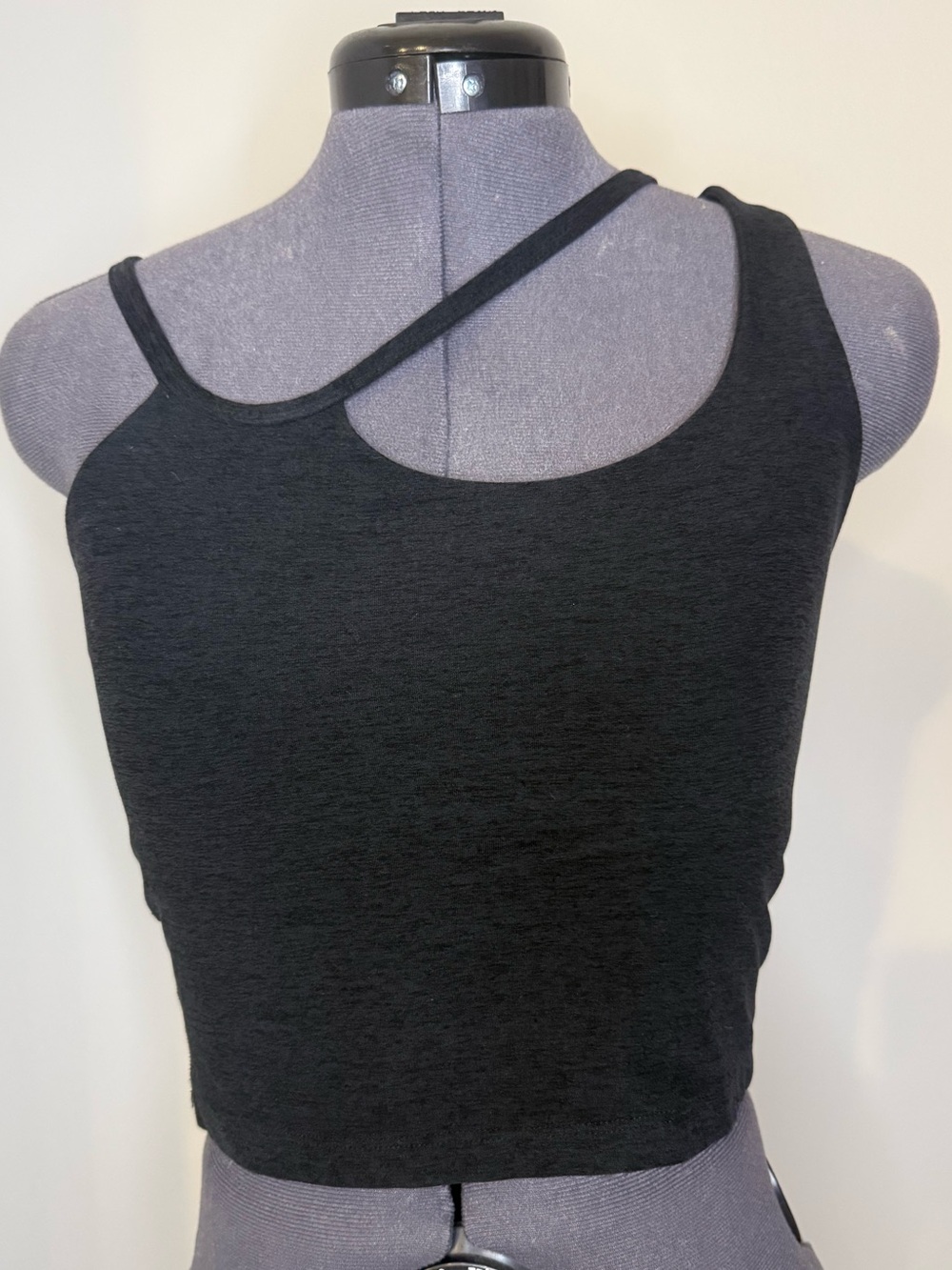 Beyond Yoga Spacedye Asymmetrical Cropped Workout Tank Size Small